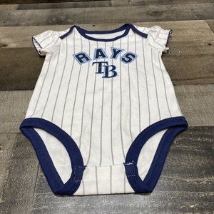 Genuine Merchandise MLB Tampa Bay Rays Baby One Piece Size 12 Months NWOT!